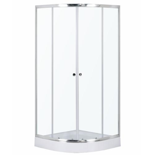 Leo 90 Chrome íves zuhanykabin zuhanytálcával