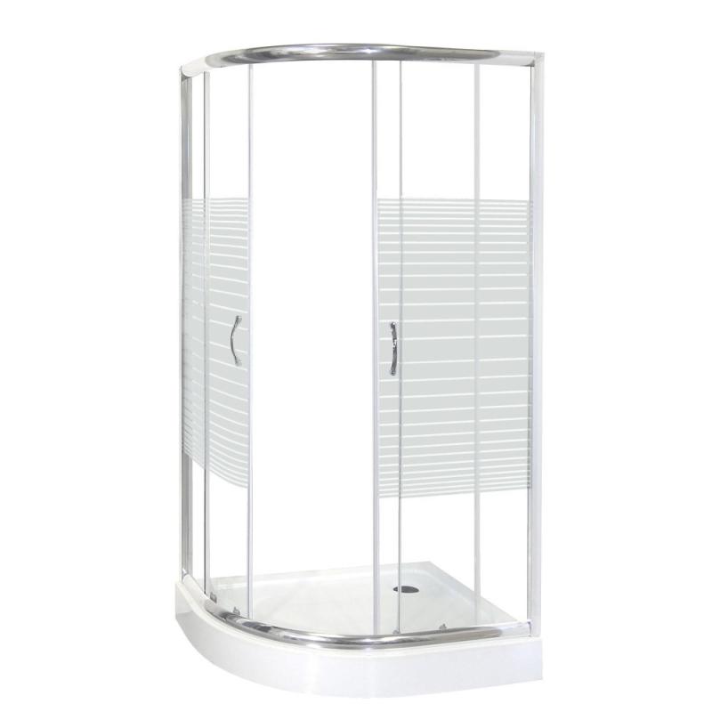 Madera univerzális íves zuhanykabin tálca nélkül