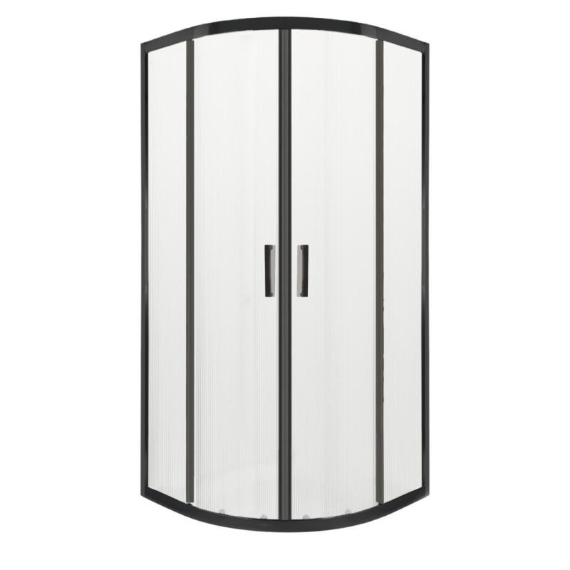 Soho Black 90 íves zuhanykabin zuhanytálca nélkül
