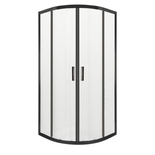 Soho Black 90 íves zuhanykabin zuhanytálca nélkül