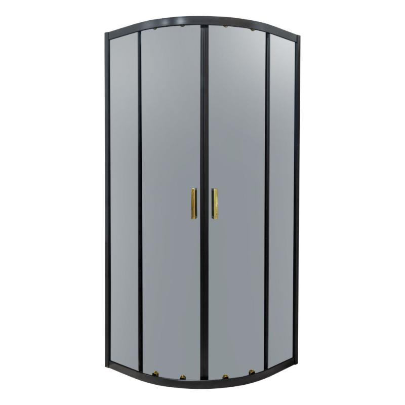 Tiara Gold íves zuhanykabin zuhanytálca nélkül