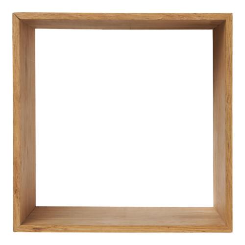 Lattoon fali polc, tölgyfa, natúr, 30x18x30 cm