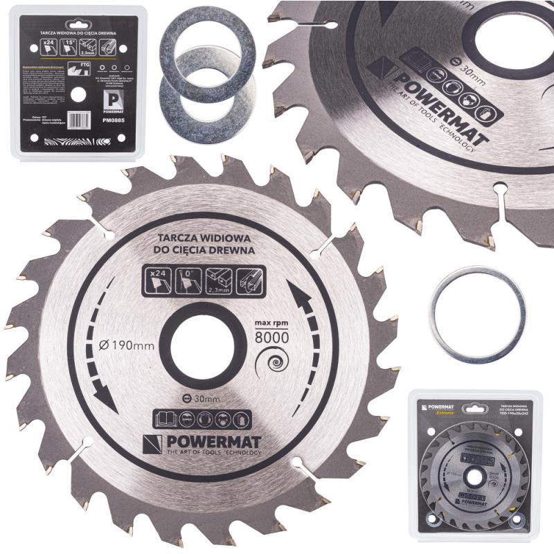 Fűrészkorong 190x30 24z TDD-190x30x24Z