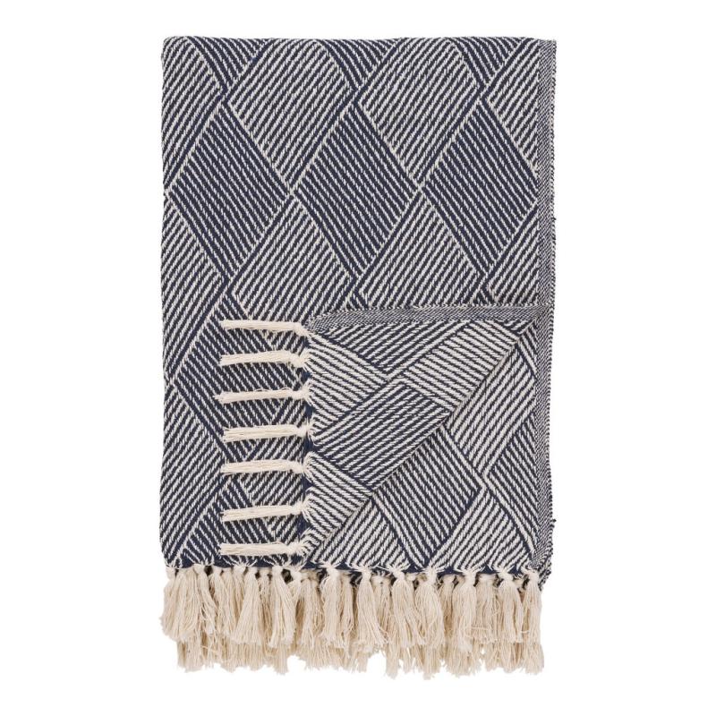 Izmir takaró, kék 130x180 cm